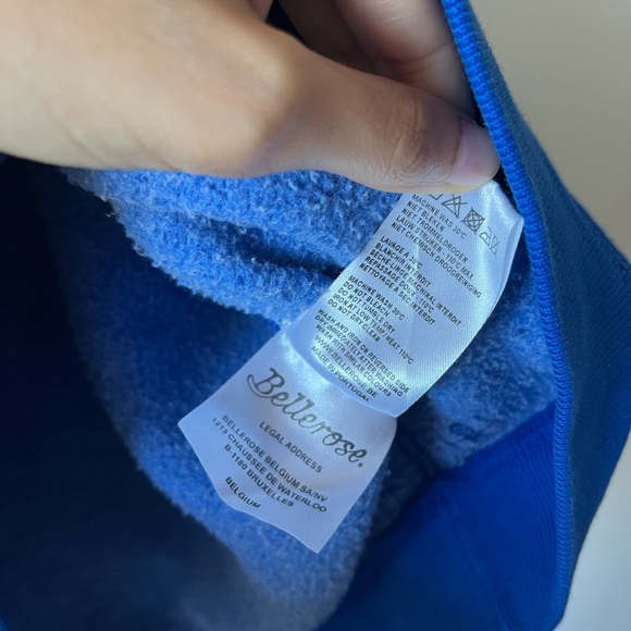 BELLEROSE Royal Blue V-Neck Fellow Sweatshirt - Picture 10 of 15